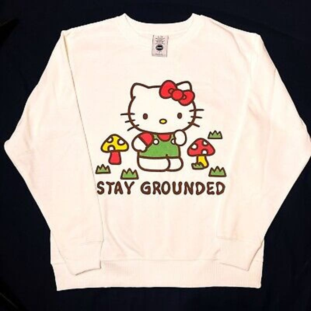 Hello Kitty Sweatshirt "Stay Grounded" NWT